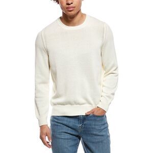 J.Mclaughlin Mens  Rodrick Sweater, White